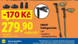 Lidl Trekingové hole nabídka