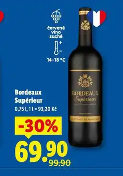 Lidl Bordeaux supériur nabídka