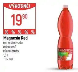 Globus Magnesia Red minerální voda ochucená nabídka