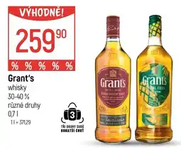 Globus Grant's whisky 30-40% nabídka