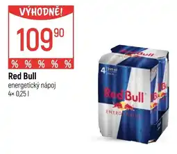 Globus Red Bull energetický nápoj nabídka