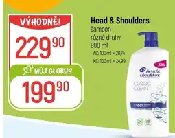 Globus Head & Shoulders šampon nabídka
