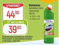 Globus Domestos dezinfekční čistič nabídka