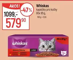 Globus Whiskas kapsičky pro kočky nabídka