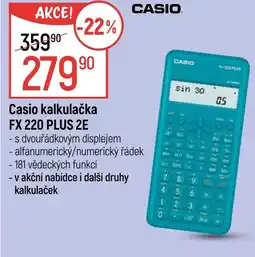 Globus Casio kalkulačka FX 220 PLUS 2E nabídka