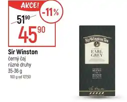 Globus Sir Winston černý čaj nabídka