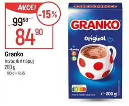 Globus Granko instantní nápoj nabídka