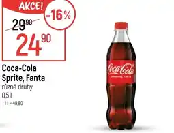 Globus Coca-Cola Sprite, Fanta nabídka