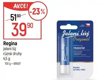 Globus Regina jelení lůj nabídka