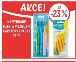 Globus Na vybrané zubní a mezizubní kartáčky značky Tepe nabídka
