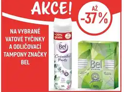 Globus Na vybrané vatové tyčinky a odličovací tampony značky Bel nabídka