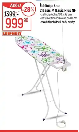 Globus Žehlicí prkno Classic M Basic Plus NF nabídka