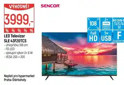 Globus LED Televizor SLE 43F20TCS nabídka