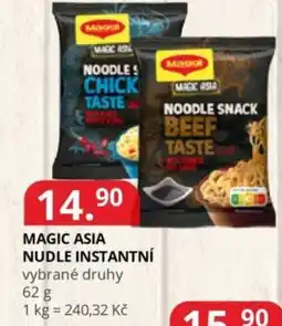 Potraviny CZ Maggi Magic Asia nudle instantní nabídka