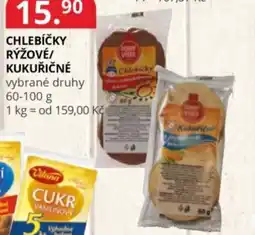 Potraviny CZ Chlebíčky rýžové/ kukuřičné nabídka