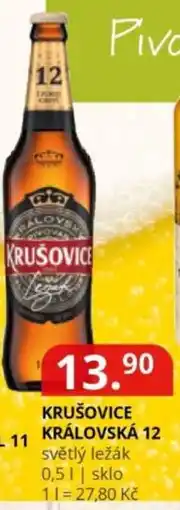 Potraviny CZ Krušovice Královská 12 nabídka