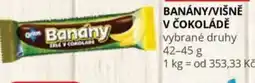 Potraviny CZ Banány/višně v čokoládě nabídka