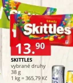 Potraviny CZ Skittles nabídka