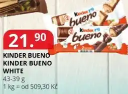 Potraviny CZ Kinder Bueno Kinder Bueno white nabídka