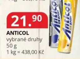 Potraviny CZ Anticol nabídka