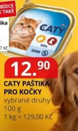 Potraviny CZ Caty pastika pro kočky nabídka