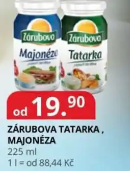 Potraviny CZ Zárubova tatarka, majonéza nabídka