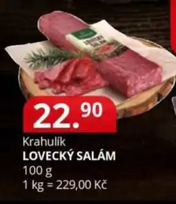 Potraviny CZ Krahulik Lovecký salám nabídka