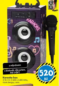 TEDi Karaoke box nabídka