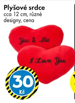 TEDi Plyšové srdce nabídka