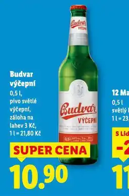 Lidl Pivo budweiser budvar original nabídka