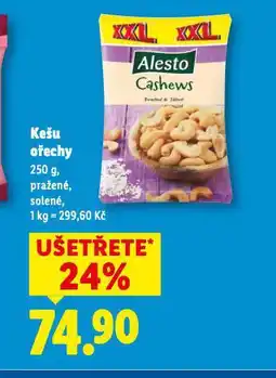 Lidl Kešu ořechy nabídka