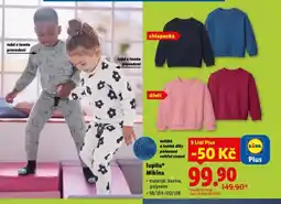 Lidl Mikina nabídka