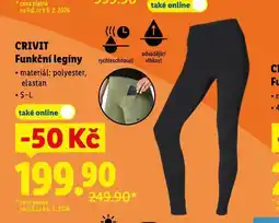 Lidl Funkční legíny nabídka