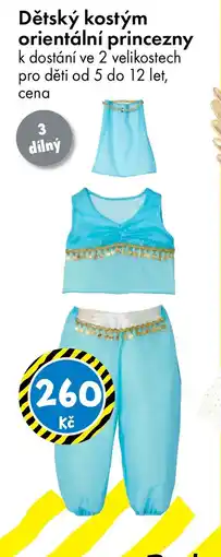 TEDi Dětský kostým orientální princezny nabídka
