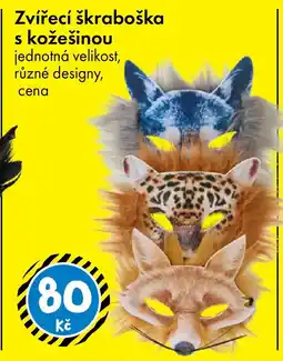 TEDi Zvířecí škraboška s kožešinou nabídka