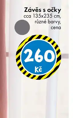 TEDi Závěs s očky nabídka