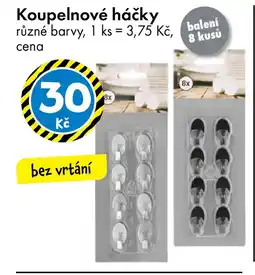 TEDi Koupelnové háčky nabídka