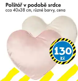 TEDi Polštář v podobě srdce nabídka