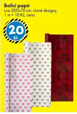 TEDi Balicí papír nabídka