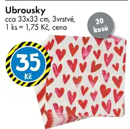 TEDi Ubrousky nabídka