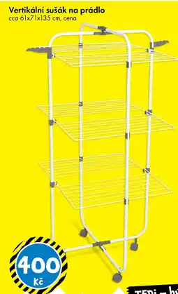 TEDi Vertikální sušák na prádlo nabídka