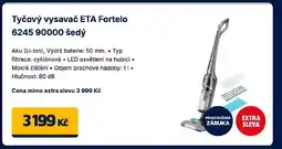 Datart Tyčový vysavač ETA Fortelo 6245 90000 šedý nabídka