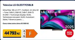 Datart Televize LG OLED77C56LB nabídka