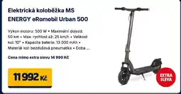 Datart Elektrická koloběžka MS ENERGY eRomobil Urban 500 nabídka