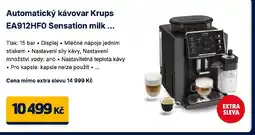 Datart Automatický kávovar Krups EA912HFO Sensation milk nabídka
