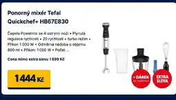 Datart Ponorný mixér Tefal Quickchef+ HB67E830 nabídka