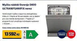 Datart Myčka nádobí Gorenje G600 ULTRA16FSAWIFIX nerez nabídka