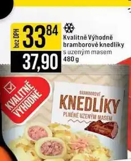 Jip Kvalitně Výhodně bramborové knedlíky s uzeným masem nabídka