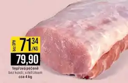 Jip Vepřová pečeně bez kosti, s řetízkem cca 4 kg 1kg nabídka