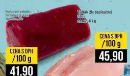 Jip Tuňák žlutoploutvý filet cca nabídka